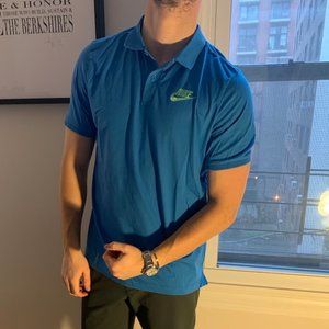 Nike retro logo polo